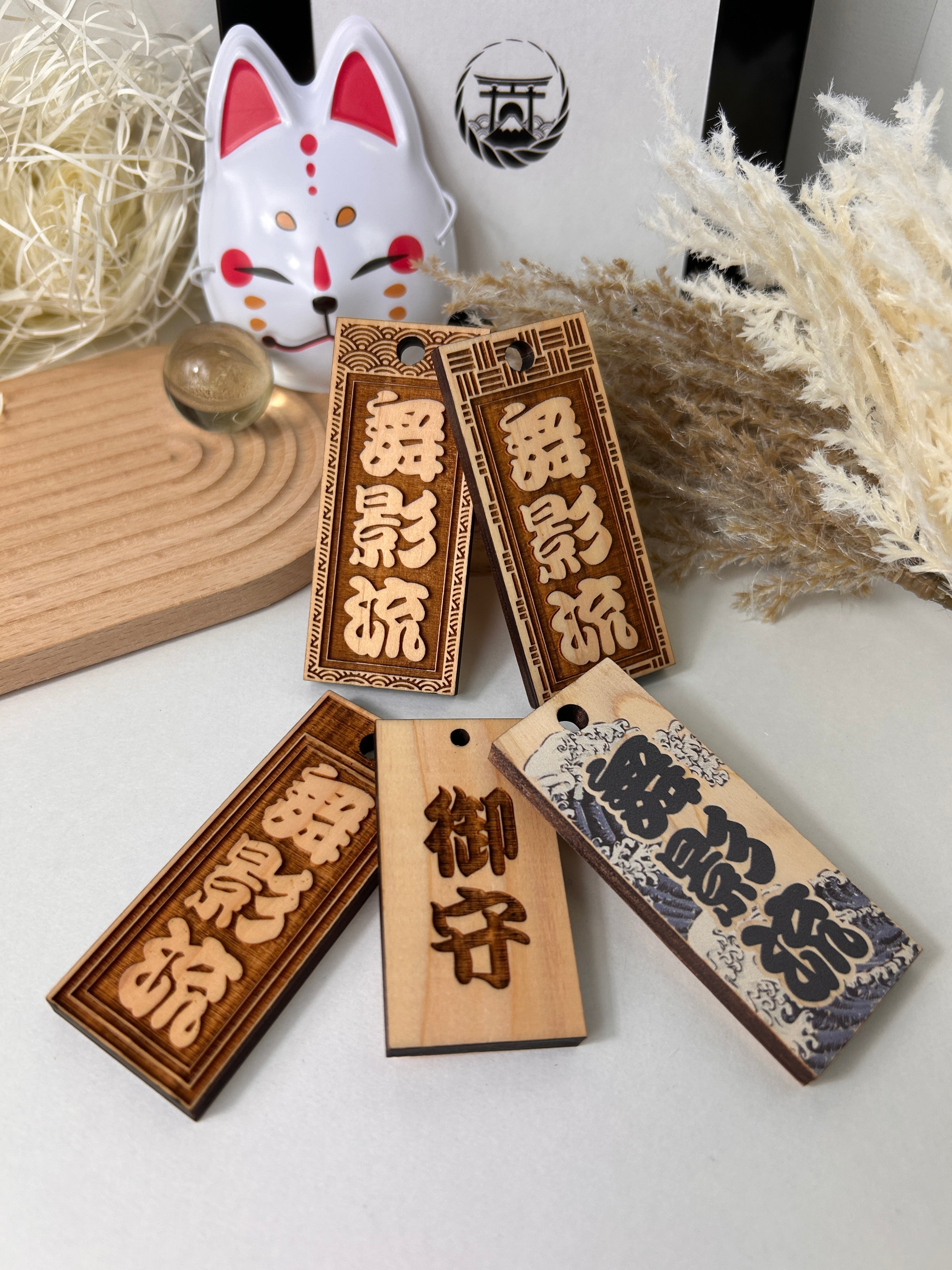 wooden tag